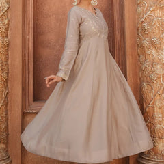 Women's Royal Embroidered Flowy Kurta Set with Dupatta