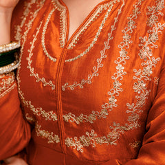 Women's Royal Embroidered Flowy Kurta Set with Dupatta