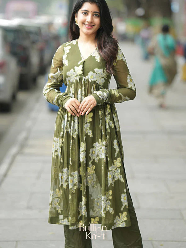 Kurta Set in Olive
