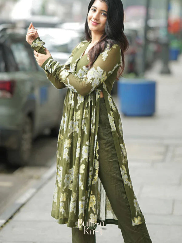 Kurta Set in Olive