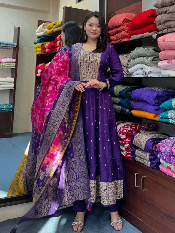 Pink Flared Suit Set