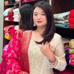 Pink Flared Suit Set