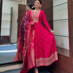 Pink Flared Suit Set