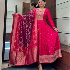 Pink Flared Suit Set