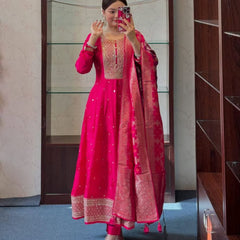 Pink Flared Suit Set