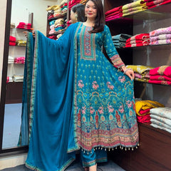 Pink Flared Suit Set