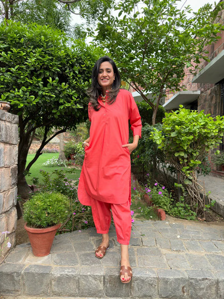 Women's Cotton Kurta Set