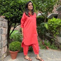 Women's Cotton Kurta Set
