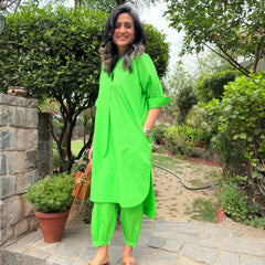 Women's Cotton Kurta Set