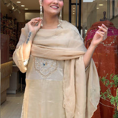 Pearl-Toned Perfection sharara set