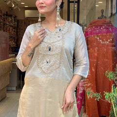 Pearl-Toned Perfection sharara set