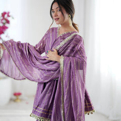 Women’s Ethnic Anarkali Sharara Set