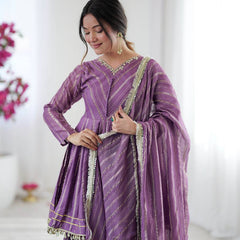 Women’s Ethnic Anarkali Sharara Set