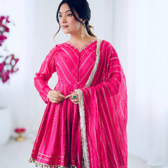Women’s Ethnic Anarkali Sharara Set