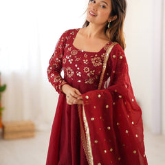 Women Ethnic Anarkali Gown